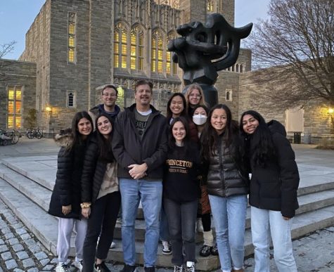(Above) Mr. George Clemens is be-
loved by his students, Julia Woodward,

grade 10; Lauren Alicea, grade 10; Ms.
Yair Fraifield (adjunct coach); Emma
Okaty, grade 11; Frances Yong, grade 11;
Harleigh Demchak, grade 11; Samantha
Go, grade 12; Tynan Tracy grade 10;
and Sirisha Kumnaneni, grade 10, often
going on trips and tournaments with
them. A national tournament was held
at Princeton University, ultimately being

important for LHP’s Speech and De-
bate team. Photo courtesy of the LHP

Speech and Debate Instagram.