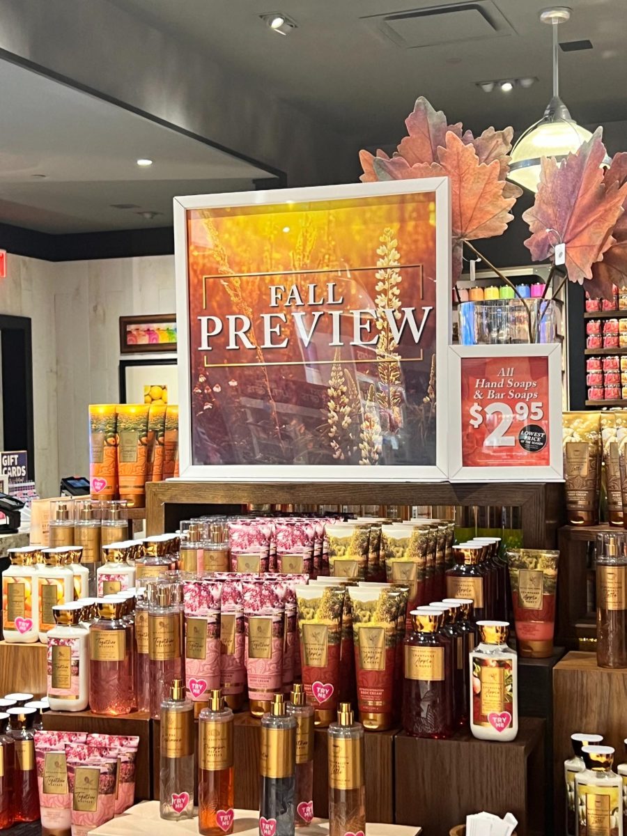 %28Above%29+Coming+home+to+a+room+smelling+exactly+like+pumpkin+spice+is+all+a+day+needs+to+be+absolutely+perfect.+Bath+and+Body+Works+offers+countless+seasonal+scents+of+candles%2C+shower+gels%2C+and+lotions.+One+way+to+fully+be+embraced+by+Fall+is+to+capture+every+experience+through+all+five+senses+including+smell.+Candles+not+only+fill+the+room+with+delicious+seasonal+scents+but+always+set+a+cozy+ambiance+perfect+for+reading%2C+doing+homework%2C+or+simply+a+cozy+night+in.+Fall+is+the+season+to+romanticize+life+and+to+capitalize+on+looking+at+things+differently.+It+makes+mundane+tasks+all+the+more+enjoyable%2C+and+Fall+is+no+different.+That%E2%80%99s+why+simply+having+the+smell+of+freshly+baked%0Acinnamon+rolls%2C+pumpkin+spice%2C+or+coffee+is+such+a+game-changer+to+the+average+day.+With+candles%2C+it%E2%80%99s+possible+to+experience+places+through+smell%2C+and+while+traveling+or+going+out+for+coffee+is+something+everyone+loves+to+enjoy%2C+there%E2%80%99s+not+always+time+in+the+day+or+money+to+spend.+Candles+transport+people+to+places+and+just+make+everything+better%2C+they+are+so+aesthetically+Fall+that+it%E2%80%99s+impossible+not+to+be+effected+by+their+smell%21