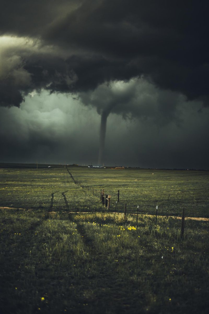 (Above) As wind rates increase, so does the risk of tornadoes. The U.S. has experienced 1,028 confired tornadoes in 2023 reports the Center of Disaster 
Philanthropy. Copyright-free photo by Nikolas Noonan.