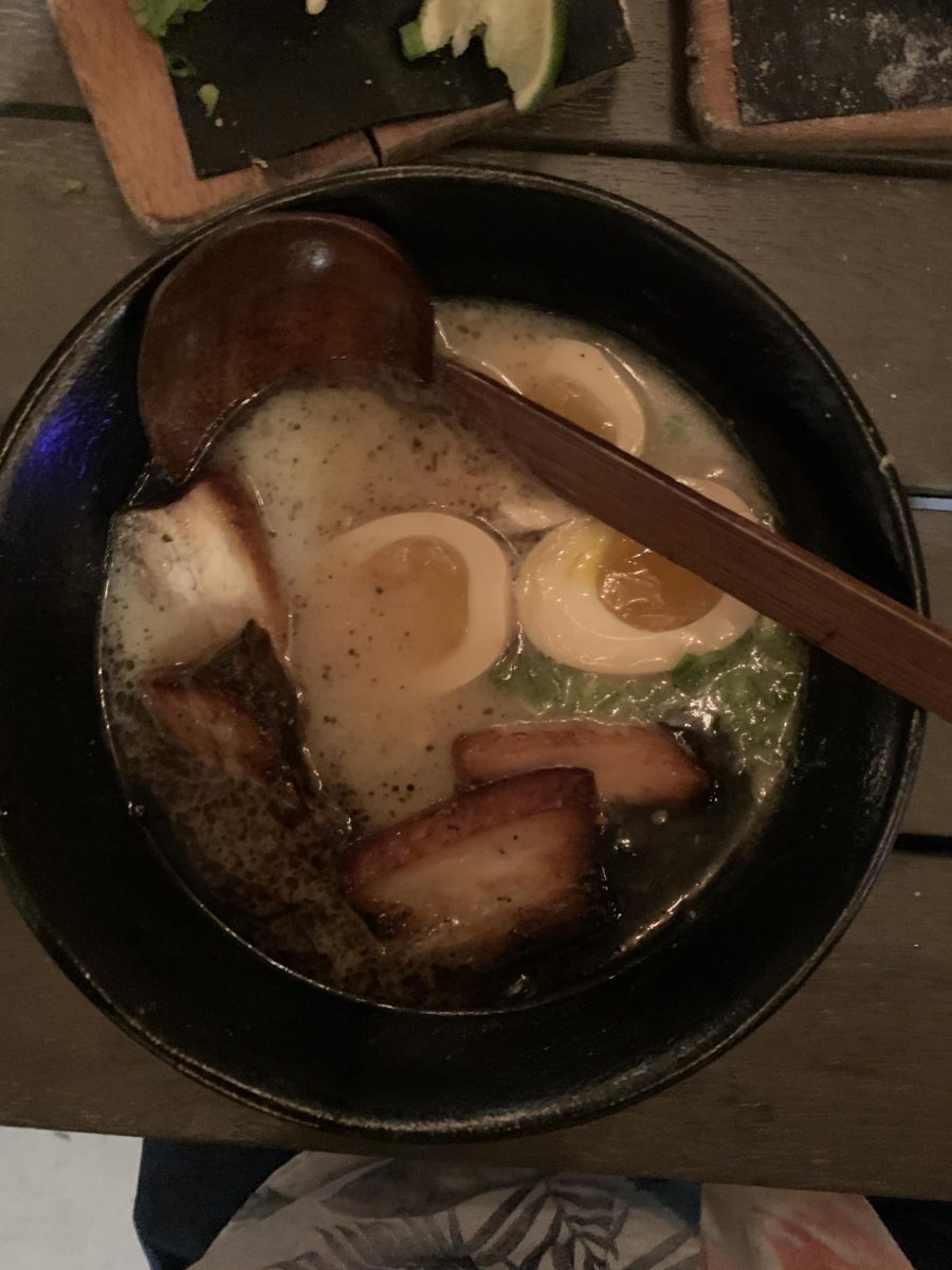 %28Above%29+The+Black+Tonkotsu+Ramen+features+three+eggs%2C+four+pieces+of+pork+belly%2C+and+delicous+handmade+ramen.+The+taste+is+both+a+bold+yet+smooth+mixture+combined+with+the+essence+of+the+pork+belly+which+melts+in+your+mouth.+The+eggs%2C+which+are+a+sweet+and+smooth+taste+with+the+yolk%2C+add+salty+taste+for+texture+on+the+egg+itself.+Many+of+the+ramen+choices+offer+options%C2%A0to+include+different+toppings+or+more+flavorful+ingredients+like+black+garlic+or+spicy+mayo.+