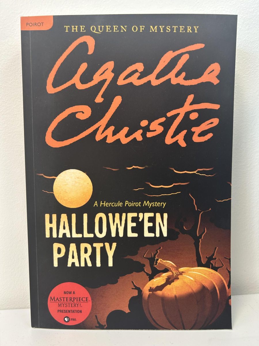 (Above) The book Hallowe’en Party was the inspiration for the movie. Despite being completely different from the movie title, the book fathers the movie’s prescence and theme. Agatha Christie has written multiple hit mystery books and series. 