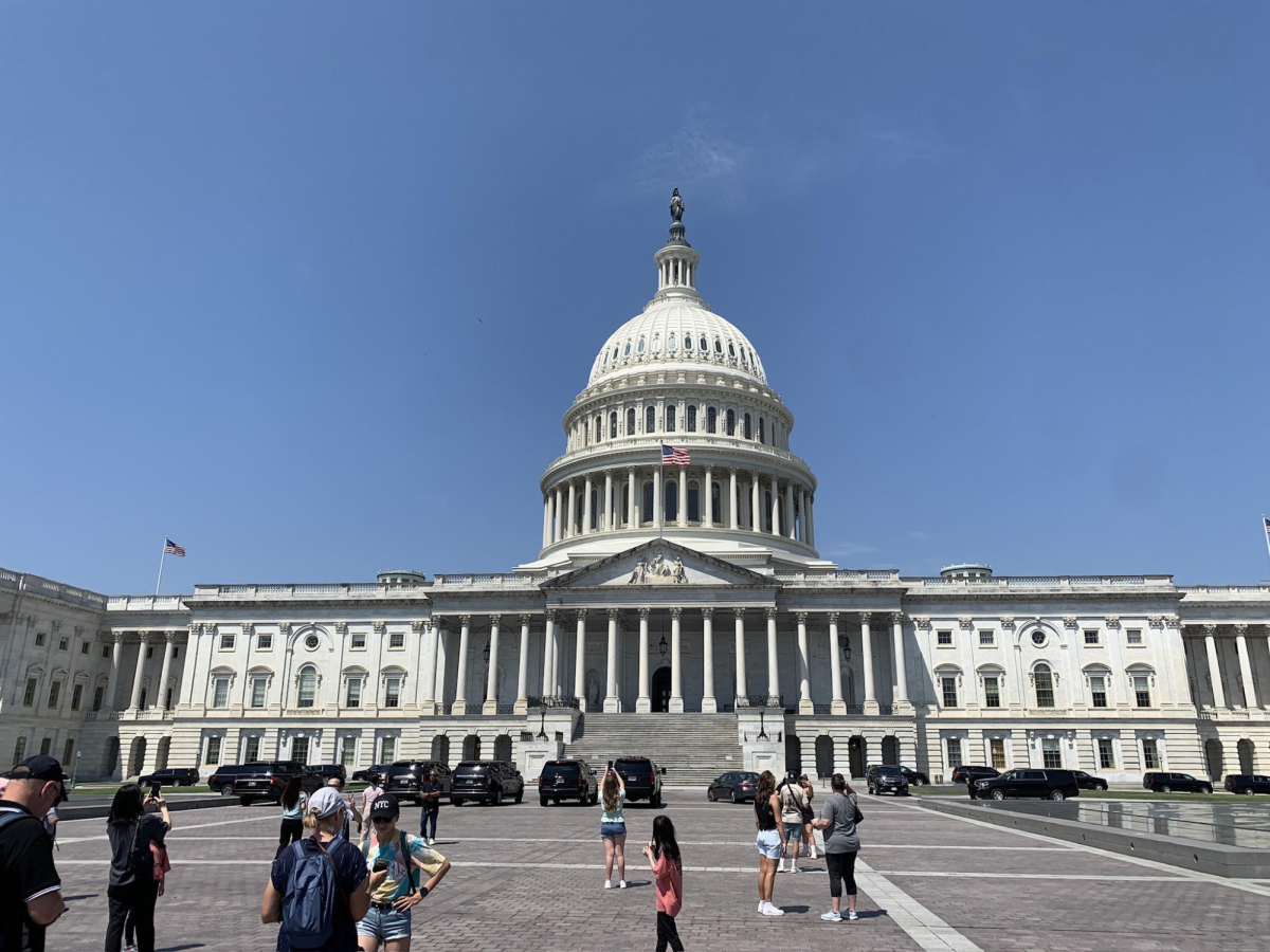 (Above) The Senate held a weekend session in the Capitol Building. Located in Washington, D.C., the Capitol Building attracts three to five million visitors from around the world each year. Its North Wing holds Senate meetings, while its South Wing holds House of Representatives meetings. Last year, Lake Highland’s Young Democrats club held a voter registration drive, and this year’s voter registration drive will begin on September ninth. After that, Aleena Reddy plans to get students involved in the election through phone-banking and letter-writing. Prateek Seela, grade 12, will be helping coordinate training for volunteering at polling precincts.