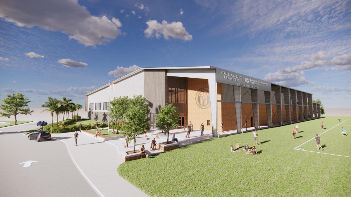 (Above) The conceptual sketches of what the new athletic center should look like. This beautiful 48,000 facility will host over 54 teams!