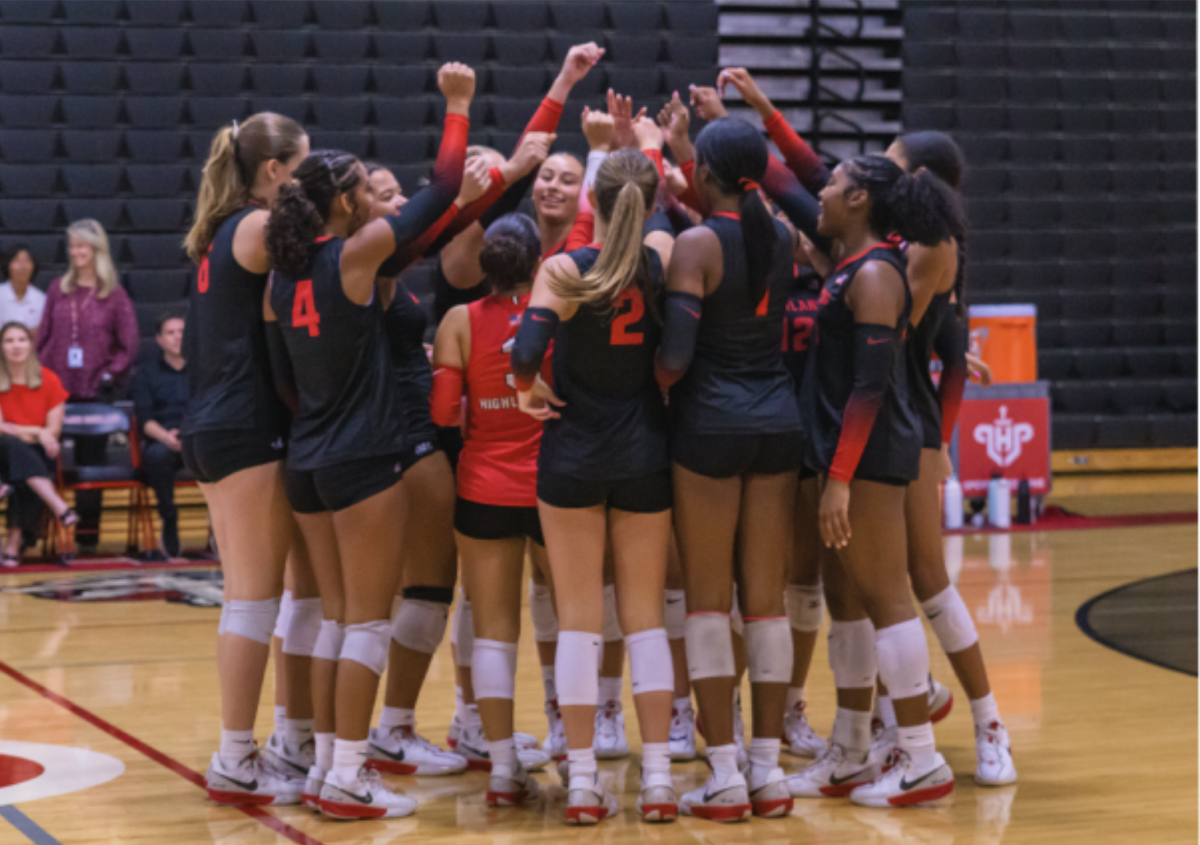 (Above) The Highlanders are off to a strong start, fueled by teamwork, grit, and Muditia. With eyes locked on defending the state title, the team approaches every game with passion, determination, and a focus on supporting one another. Their commitment to excellence on and off the court drives them to push harder, grow stronger, and lift each other up through every challenge.