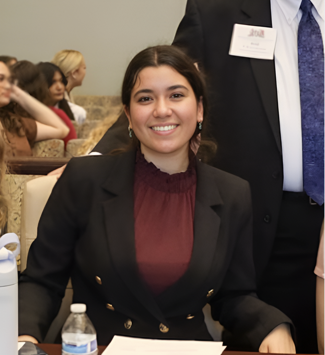 (Above) Bianca Trujillo, grade 11, will be focusing on her previous internship and will be shadowing, “Melissa Vickers, the state defense attorney for the 9th Judicial Circuit of Florida.” She plans to
use this experience to decide between a career in criminal or international law.